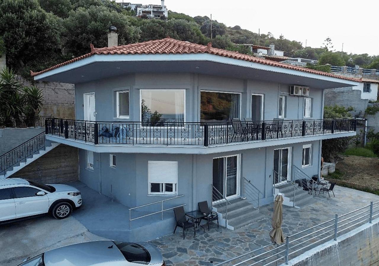Aegean Beachfront Petriaí Eksteriør billede