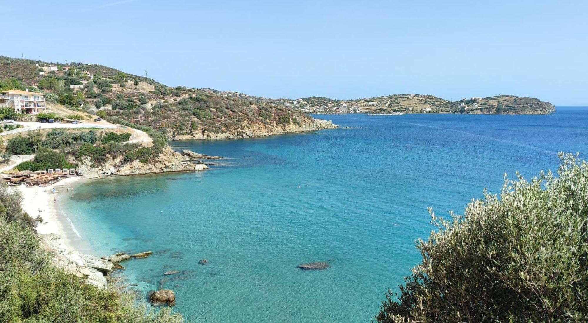 Aegean Beachfront Petriaí Eksteriør billede