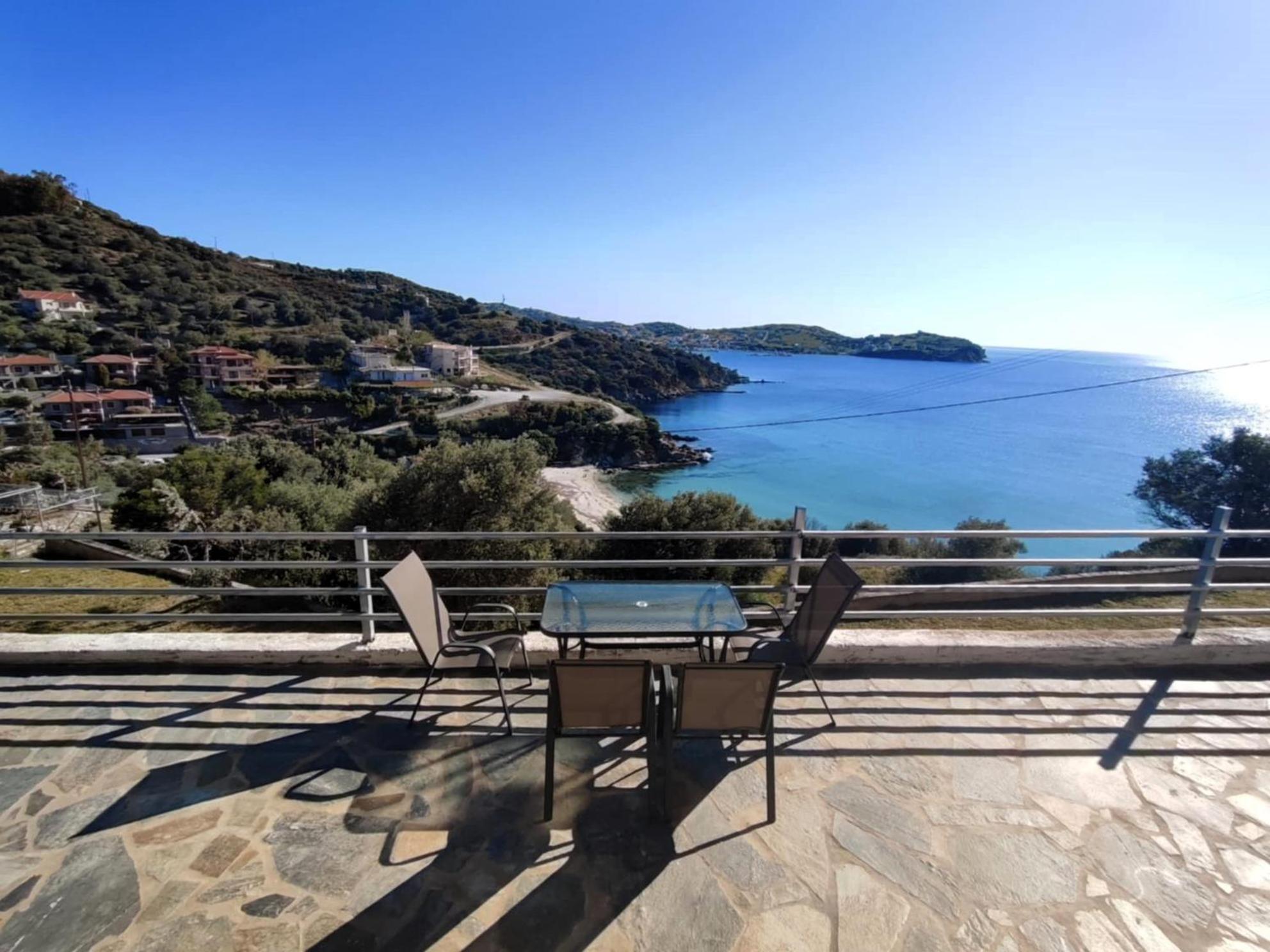 Aegean Beachfront Petriaí Eksteriør billede