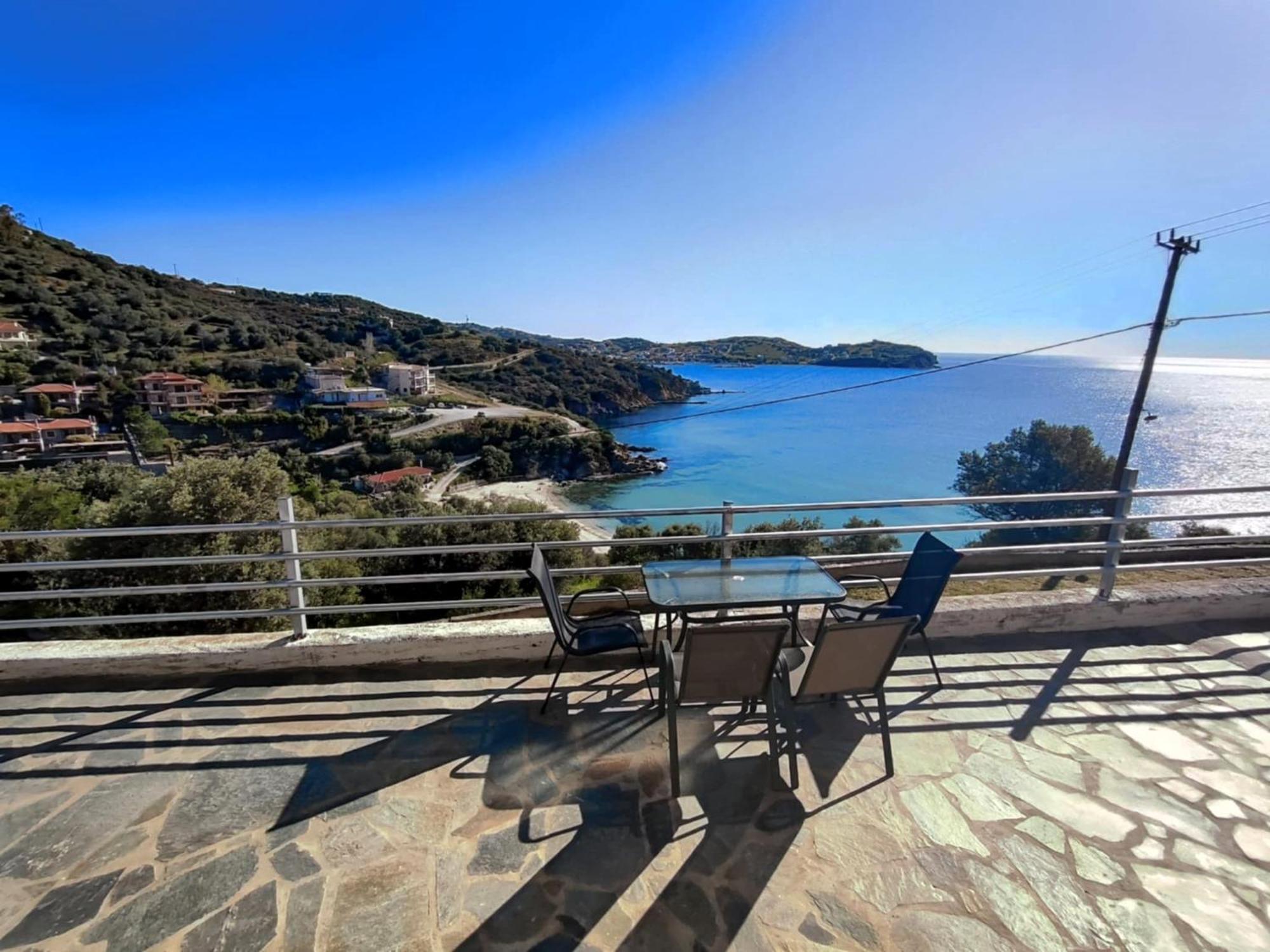 Aegean Beachfront Petriaí Eksteriør billede